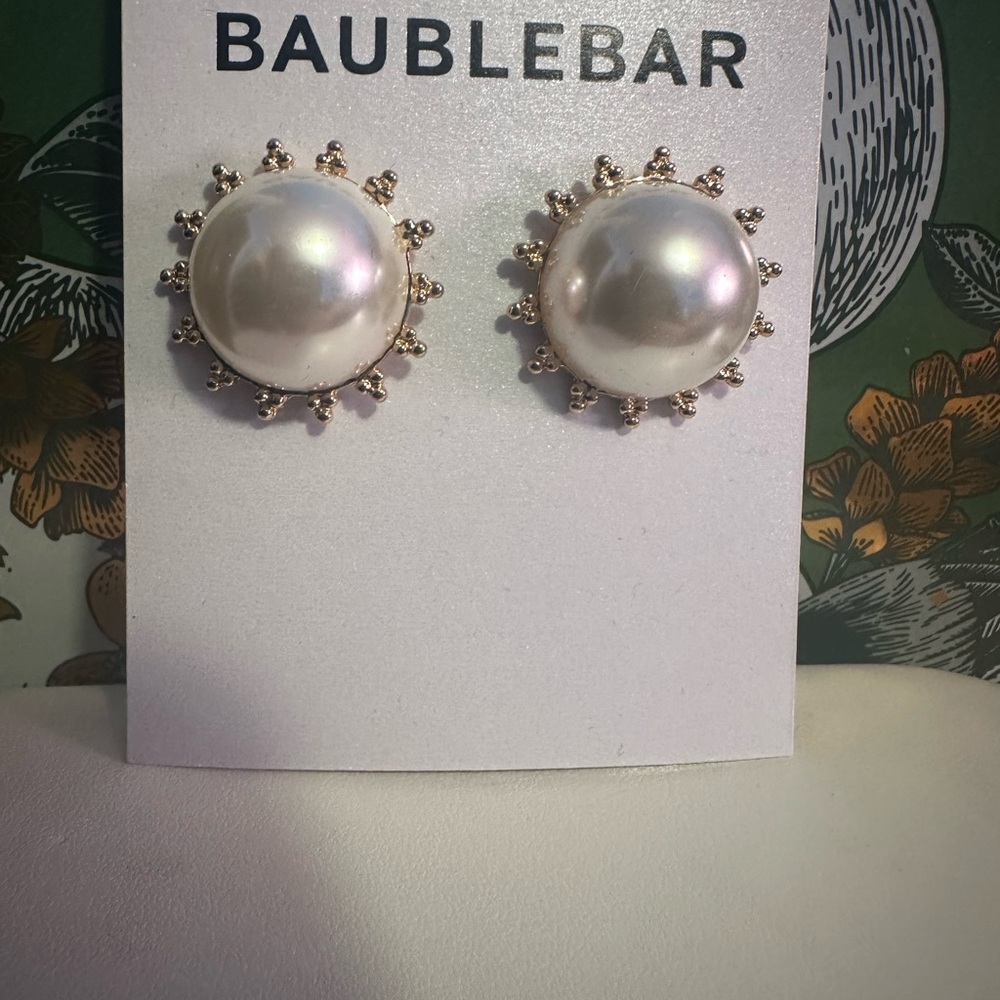 BaubleBar Pearl Stud Earrings